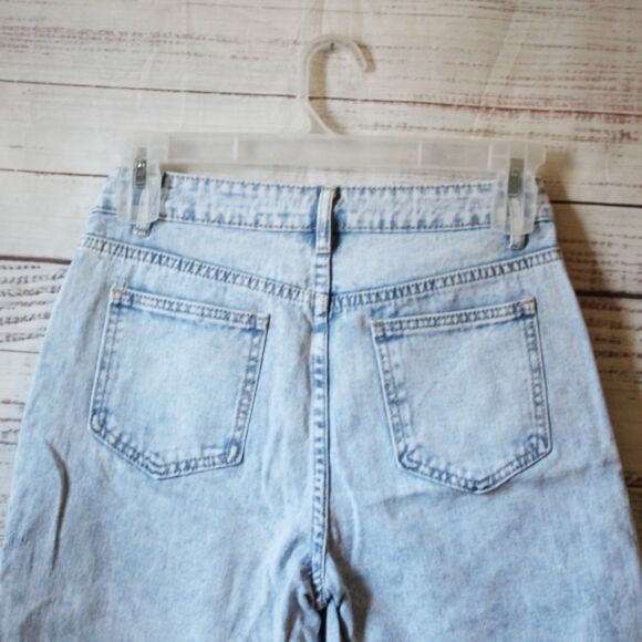 SHEIN EZwear Women's Solid Color Simple Casual Denim Shorts Sz PS - Picture 5 of 6